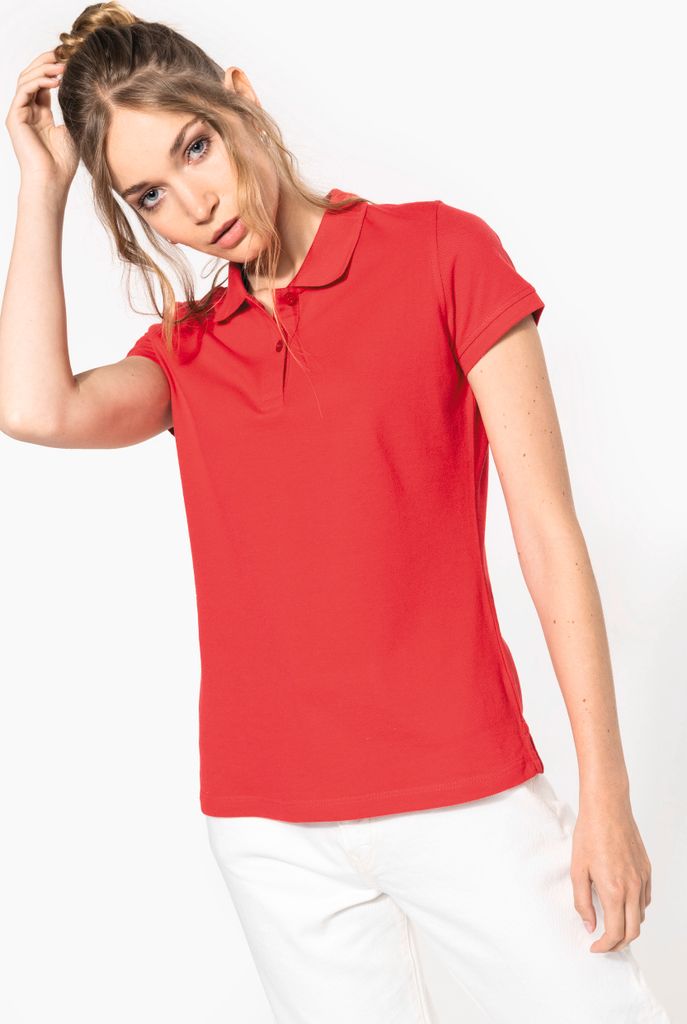 Kariban Baumwolle Classics-20.K242 Damen Piqué Polo Gr. 3XL ash heather