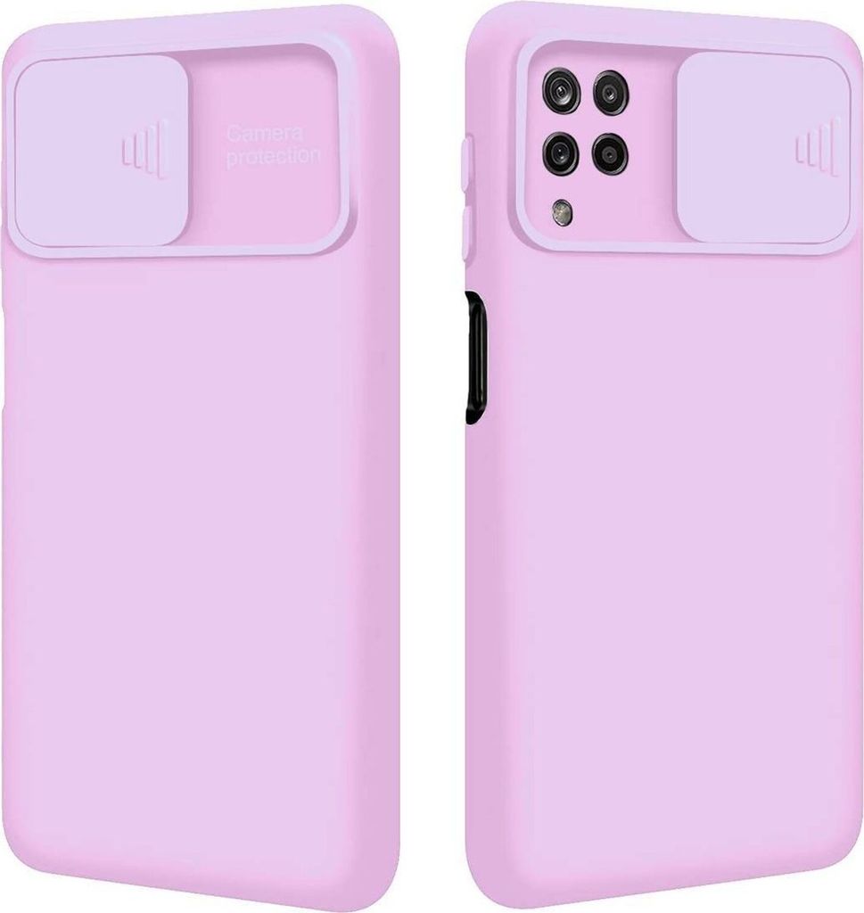 cofi1453 360 Grad Schutz CamShield Silikon Cover Case Slim Handyhülle Schutzhülle mit Kameraschutz Kameraabdeckung kompatibel mit Samsung Galax...