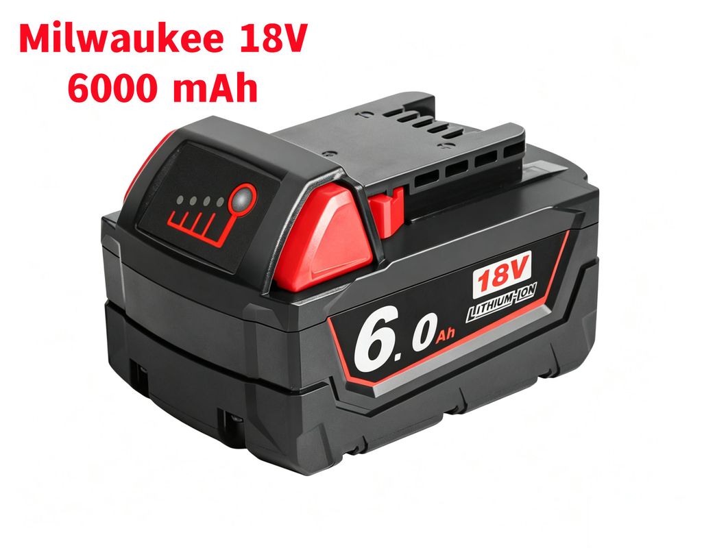Batterie de remplacement Milwaukee M18 18 V 6,0 Ah Li-Ion, Image du produit 
