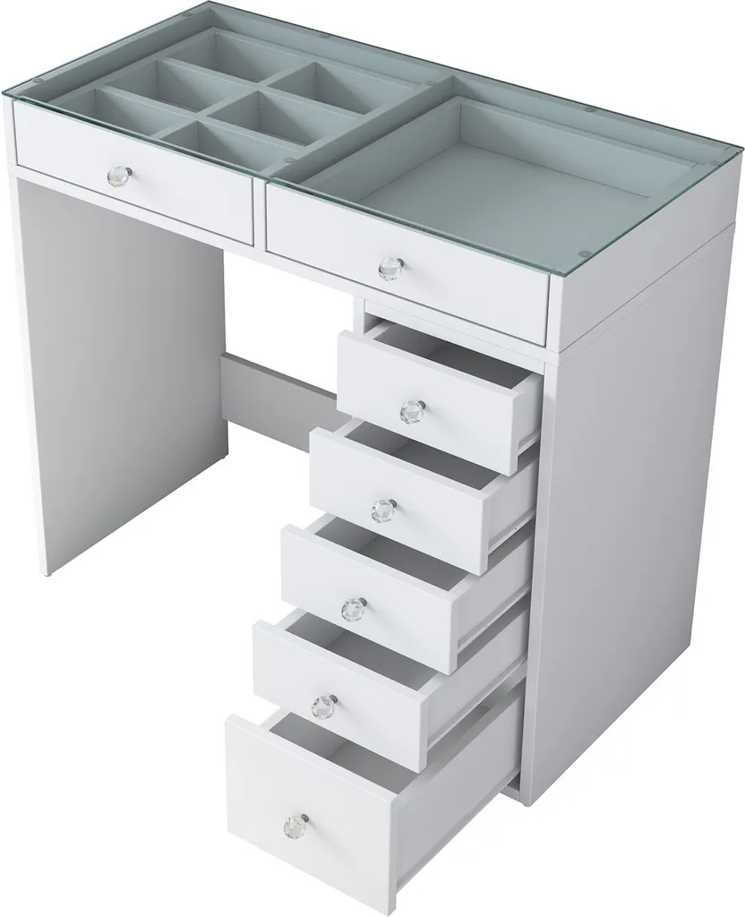 Coiffeuse Stable 90x44,5 cm Skye Decor - Fini le Désordre sur la Table - 8
