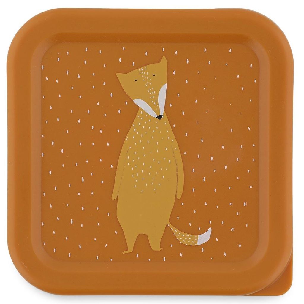 Trixie Snackbox Set - 3-teilig - Mr. Fox - orange Brotdosen für Kinder