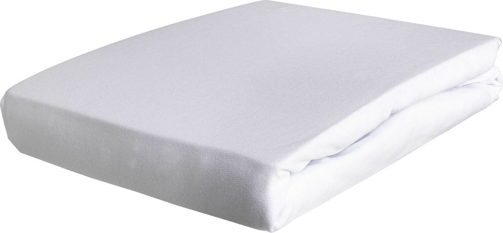 Topper-Spannbetttuch - Weiß - Baumwolle - 120 x 200 cm