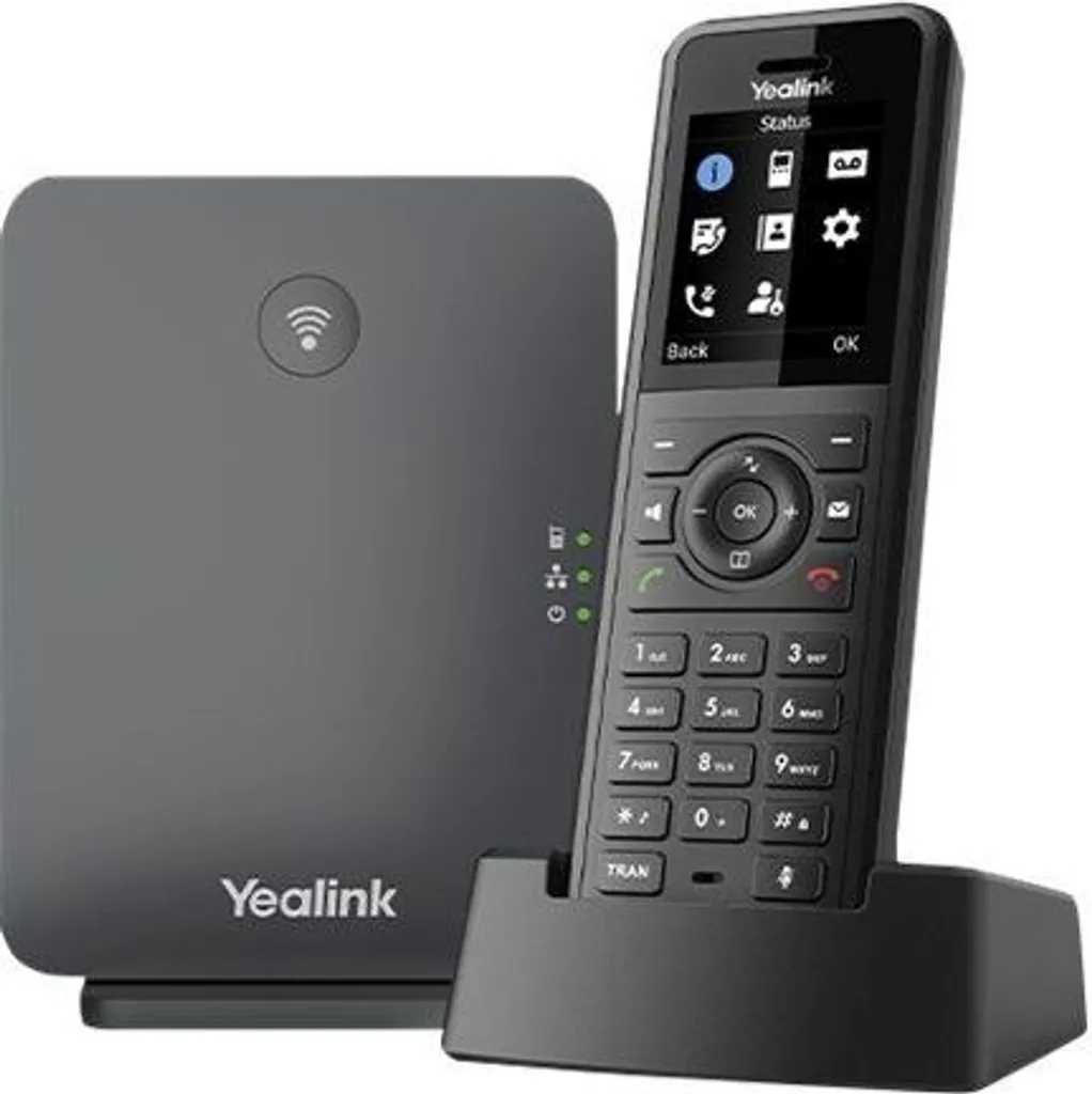 Yealink W77P Téléphone IP DECT sans fil avec base W70B haute performance