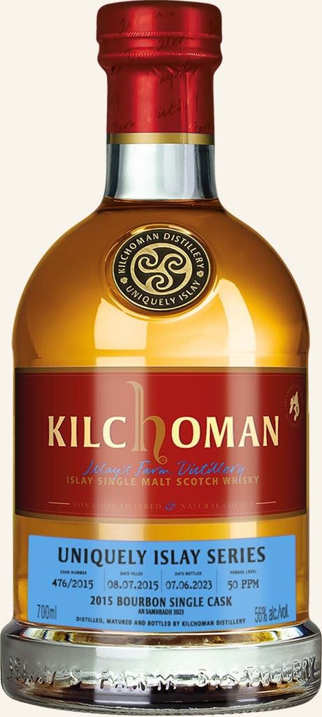 Kilchoman 2015 - Bourbon Single Cask - Uniquely Islay Series - An Samhradh 2023
