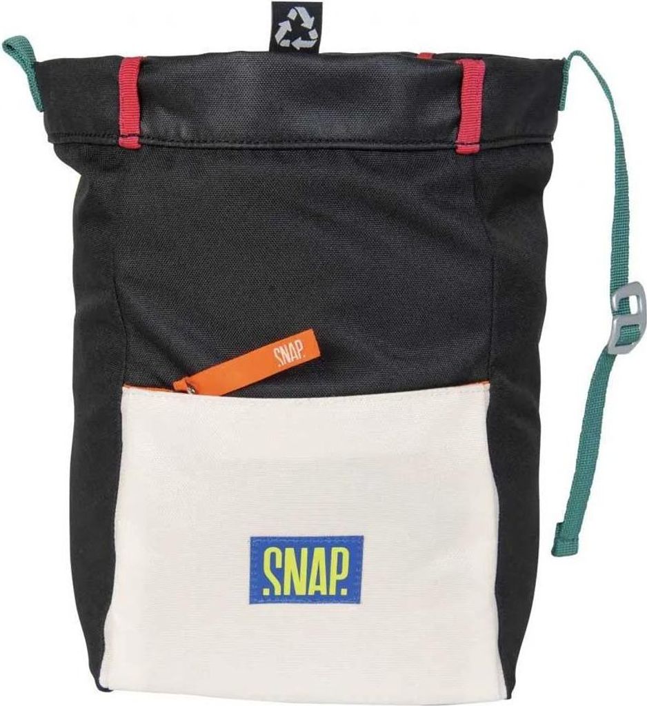 Snap Climbing Big Fleece Chalkbag Schwarz Schwarz One Size