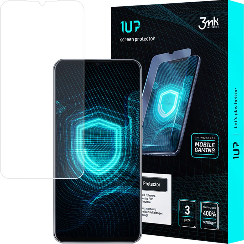 3mk Display Schutzfolie 1UP für Meizu Note 9 transparent Gaming (3 Stück)