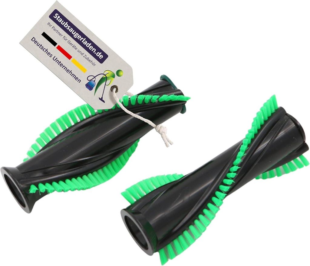 1 Paar Hochwertige Ersatzbürsten Bürsten Rundbürsten Bürstenrollen für Vorwerk EB7, EB 7 Elektrobürste. Laufruhig, langlebig. einfach zu rein...