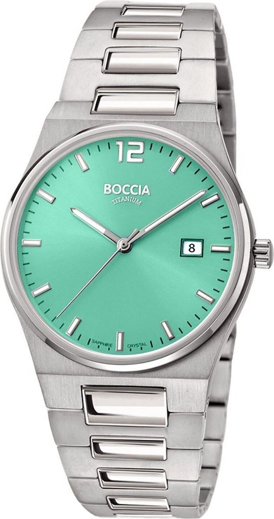 Boccia 3357-02 Damen-Titanuhr Hellgrün Produktbild 