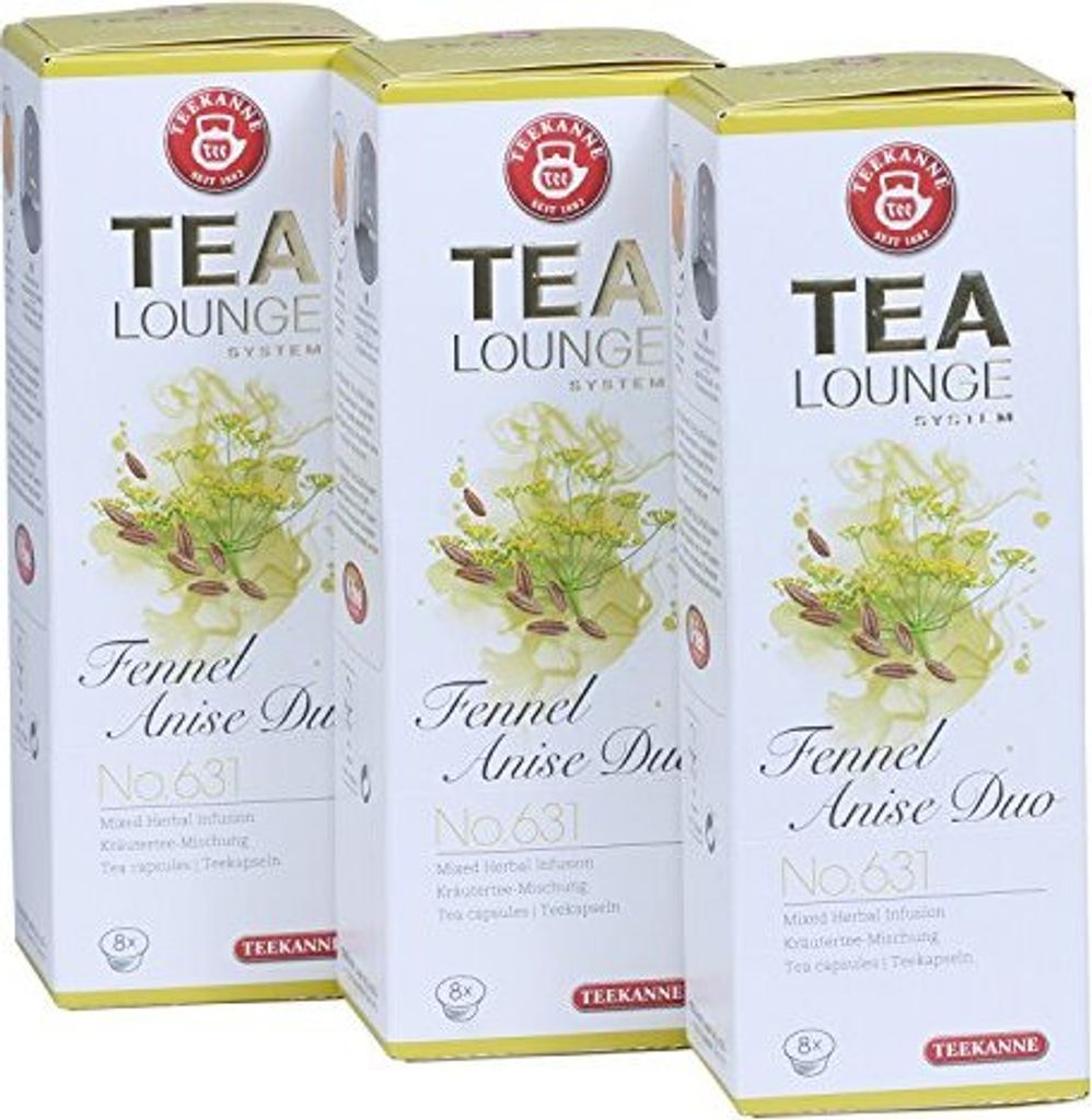 TEEKANNE TEALOUNGE System Fennel Anis Duo No. 631, 6er Pack Produktbild 