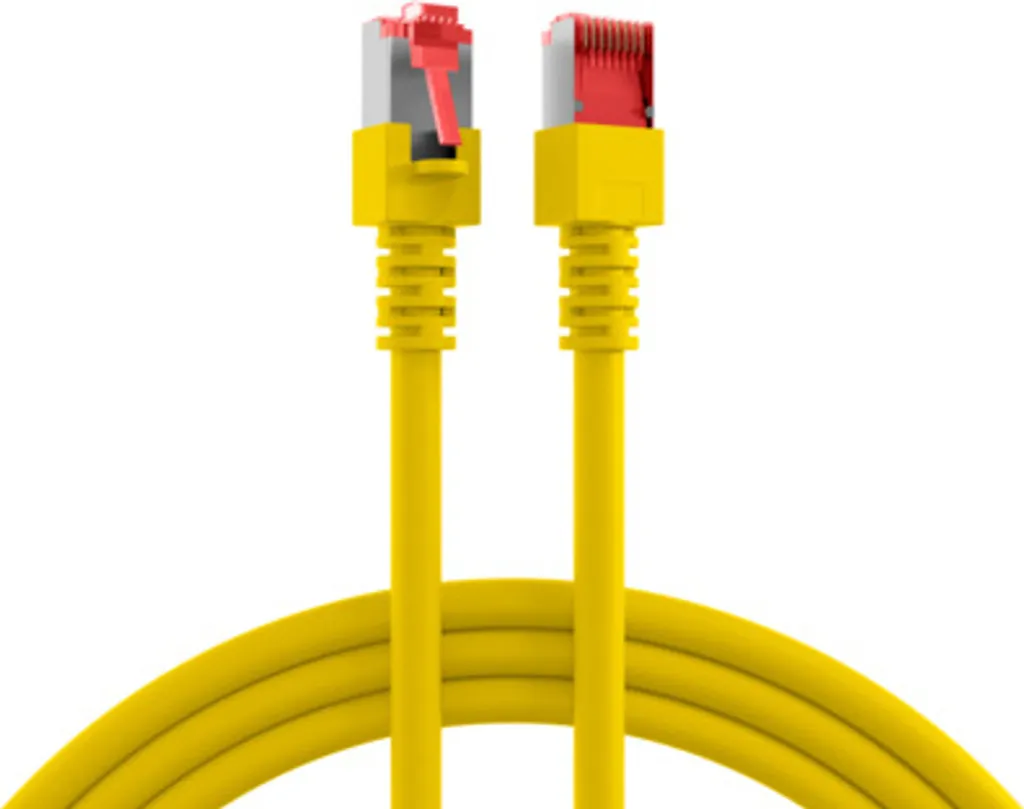 EFB K5511.0,5 Cavo Cat.6 S/FTP 0,5m Giallo LSZH | Connessione Gigabit