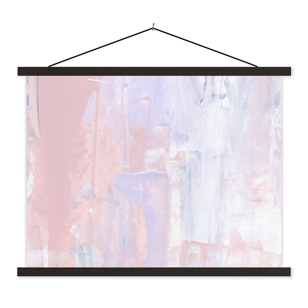 MuchoWow Textilposter Farbe - Pastell - Gestaltung 40x30 cm mit schwarzem Rahmen - Dekorationen