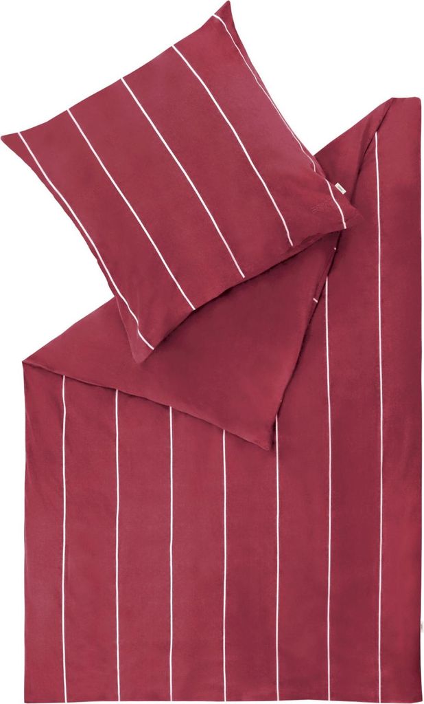 ESPRIT Winter Bettwäsche FLANELL Rot 135 x 200 cm