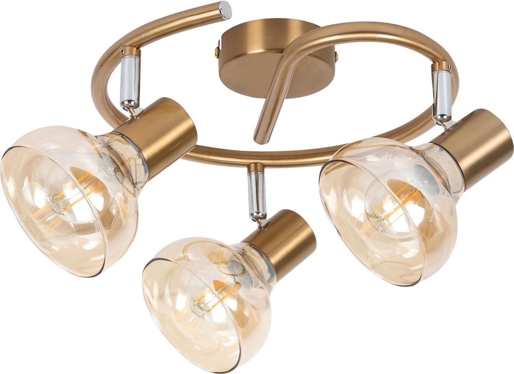 Rabalux 5549 Deckenstrahler 3 Spots Holly, E14, gold-orange, Modern