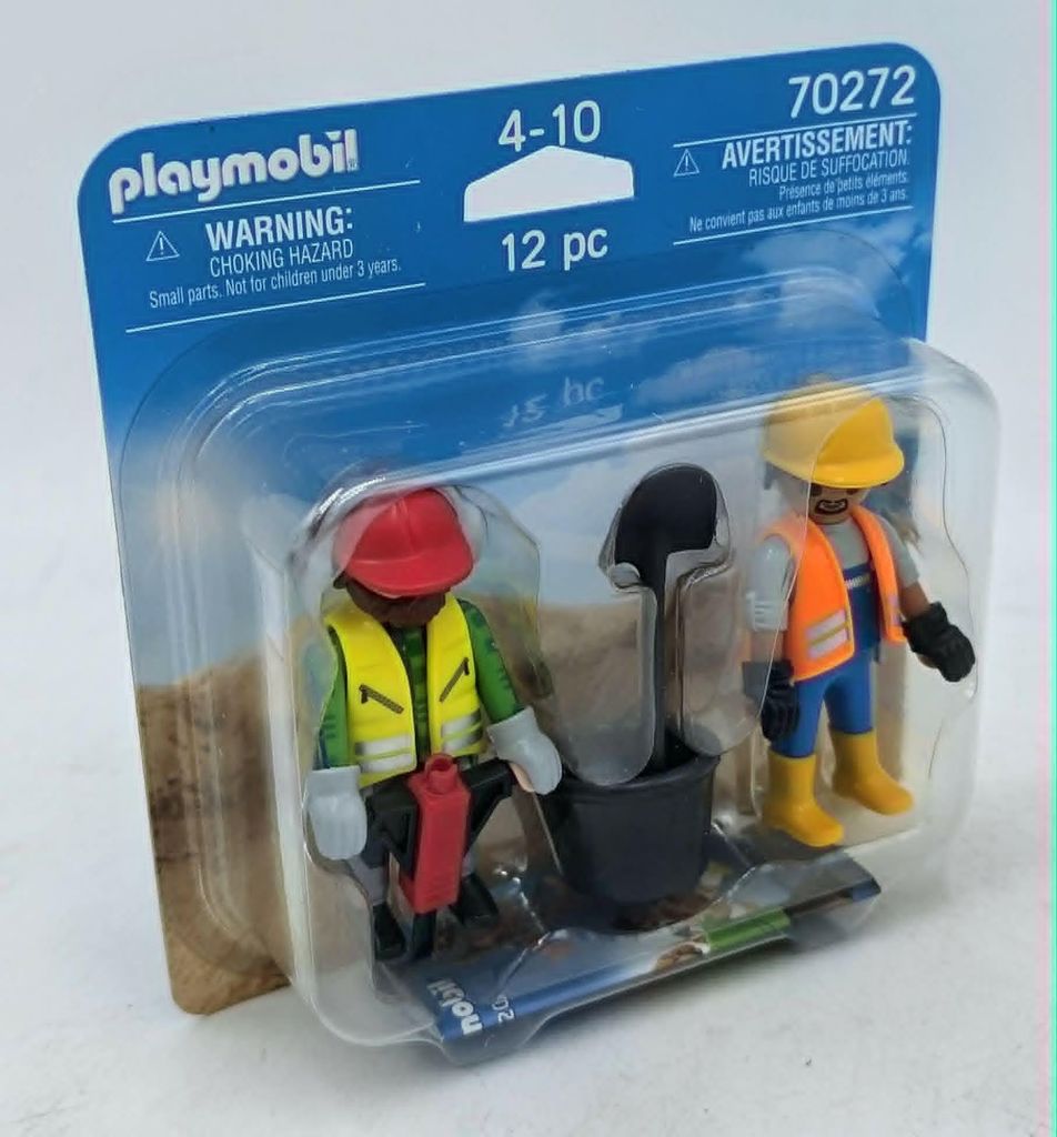 PLAYMOBIL, Zwei Bauarbeiter, -, 70272 Produktbild 