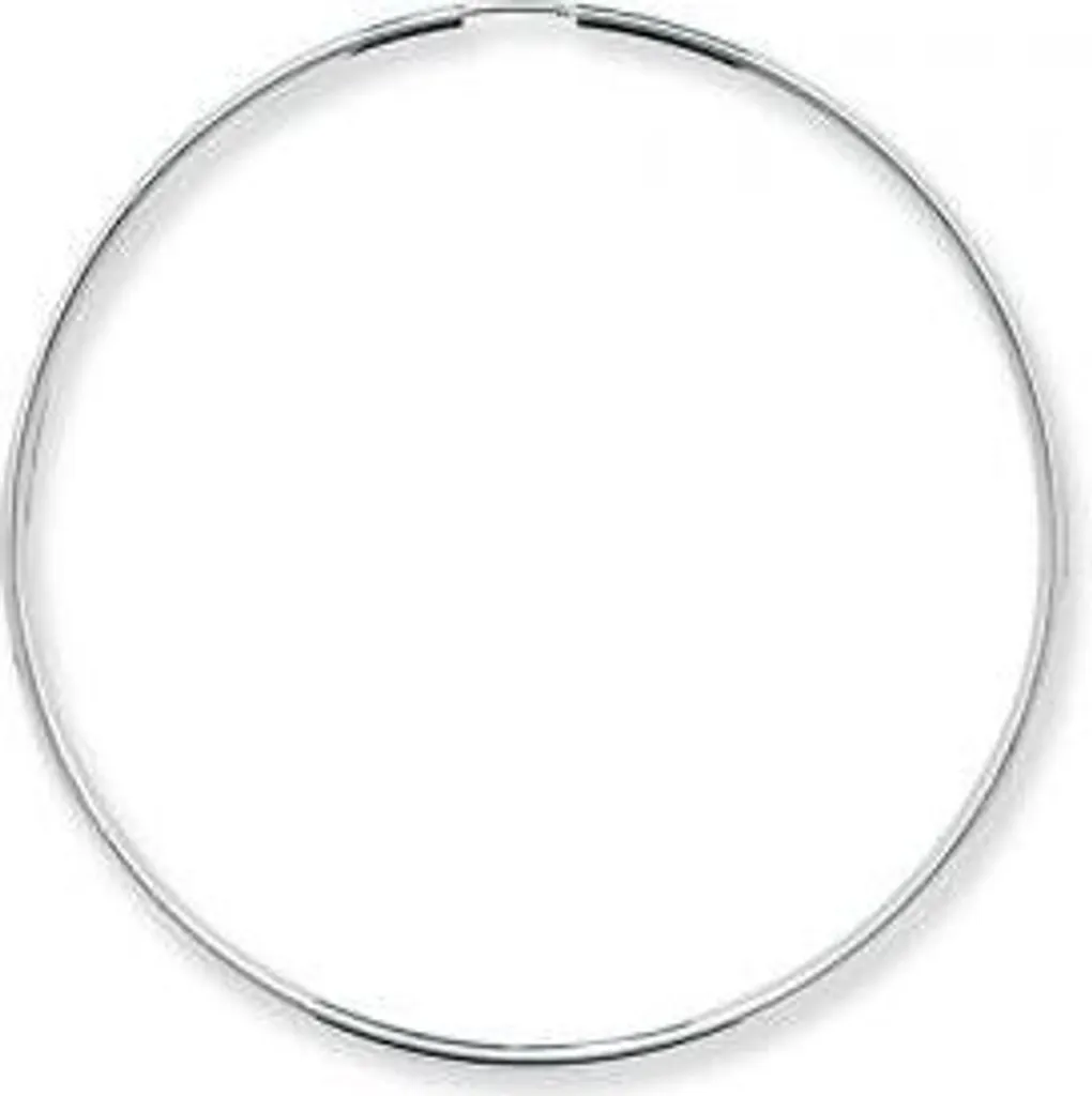 Créoles en Argent 925 Sterling pour Femme 58mm - Modèle WJS14913 Chic