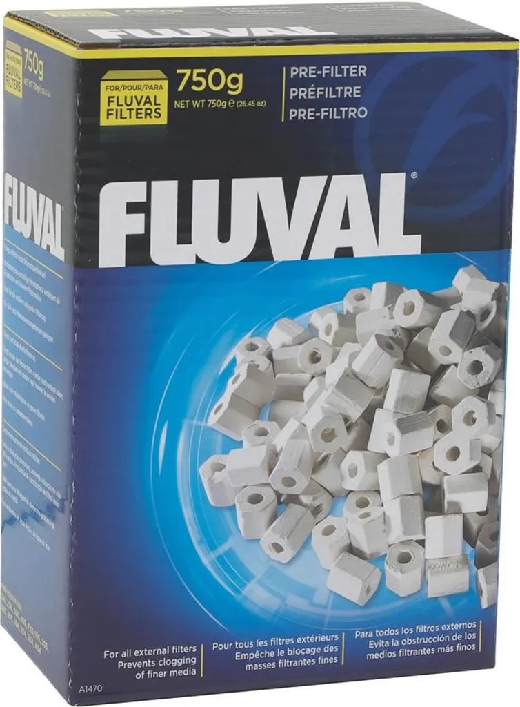 Hagen Fluval Pre-Filter 750g Anelli Ceramici Meccanici Alta Efficienza