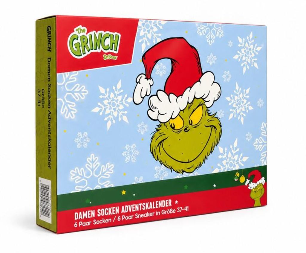 THE GRINCH Socken Adventskalender  : 37-41  Größe: 37-41 Produktbild 