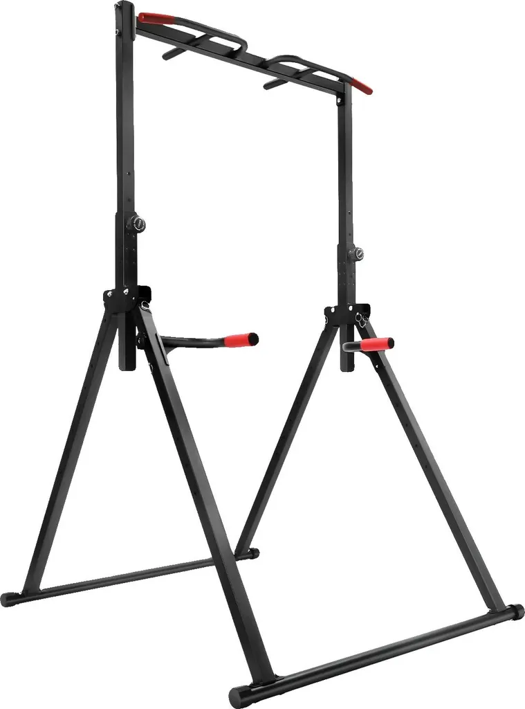 Station de traction murale ajustable en acier noir charge max 200kg