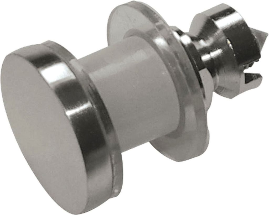 MARCHESI Befestigungszubehör für Griffe M6, einseitig, Glas, 8 - 12, Edelstahl
