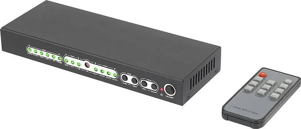 Splitter HDMI 4 ports pour connecter quatre écrans TV 4K en simultané