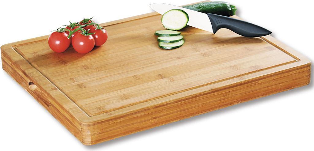 KESPER Tranchierbrett Schneidebrett Bambus , 50 x 40 x 5 Produktbild 
