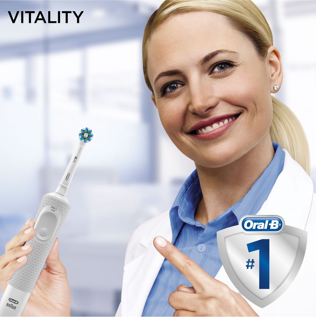 Oral b Vitality 100 Cross Action White Elektrische Bürste Produktbild 12