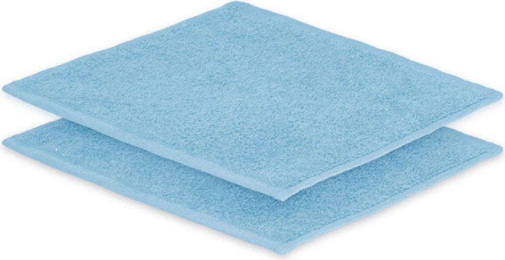 2 x Seiftuch 30 x 30 cm 500g/m² Hellblau Doppelpack Hohe Qualität Neu/OVP