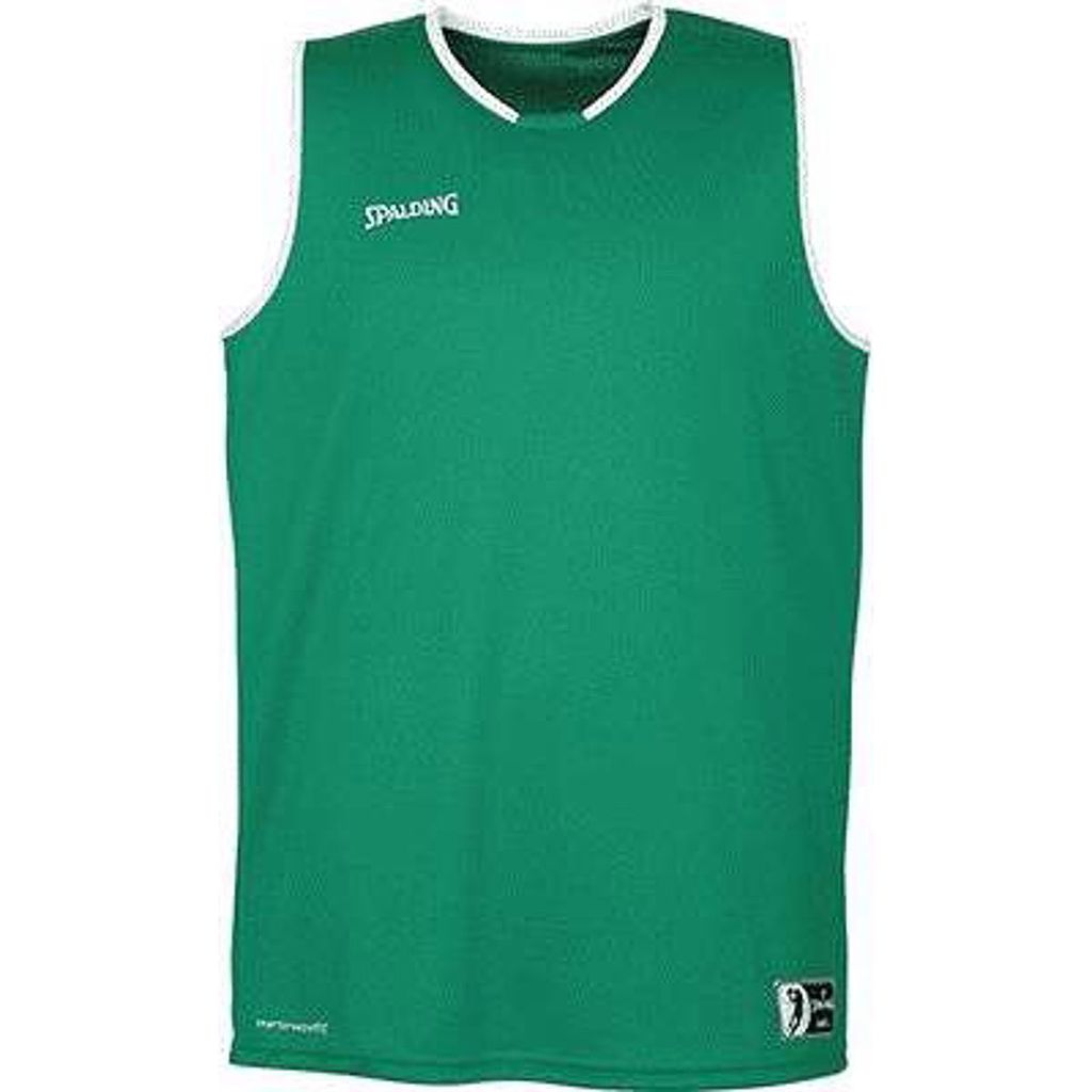 Spalding Move Basketballtrikot Herren - Grün / Weiß | Größe: M
