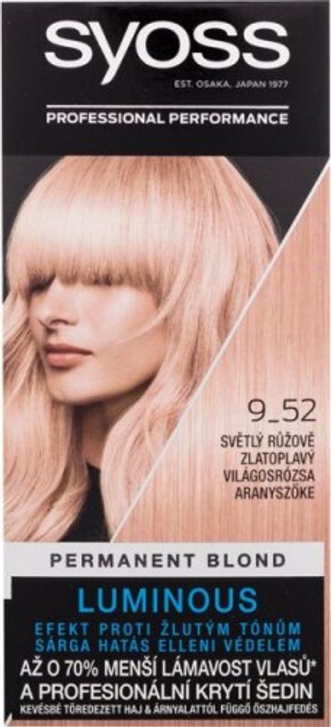 Syoss Color SalonPlex Permanent Hair Color 9-52 Pink Produktbild 3
