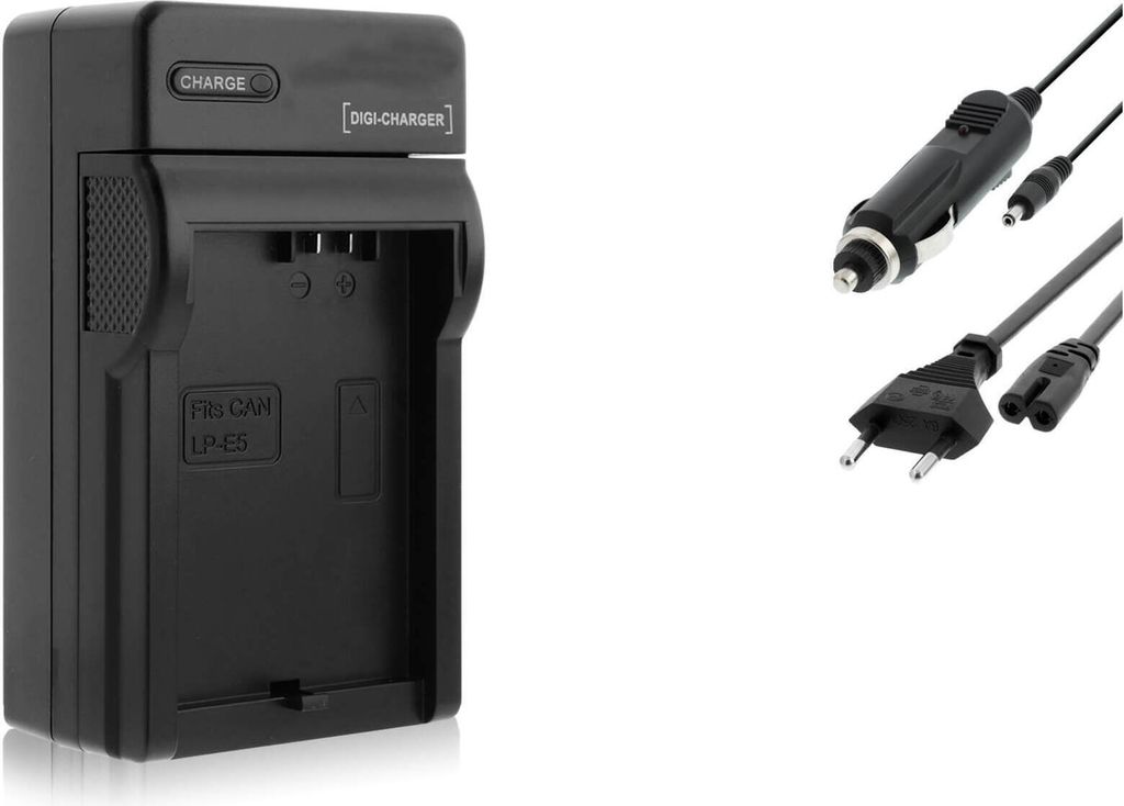 Ladegerät BLACK für Akku-Typ: Canon LP-E5 / LPE5