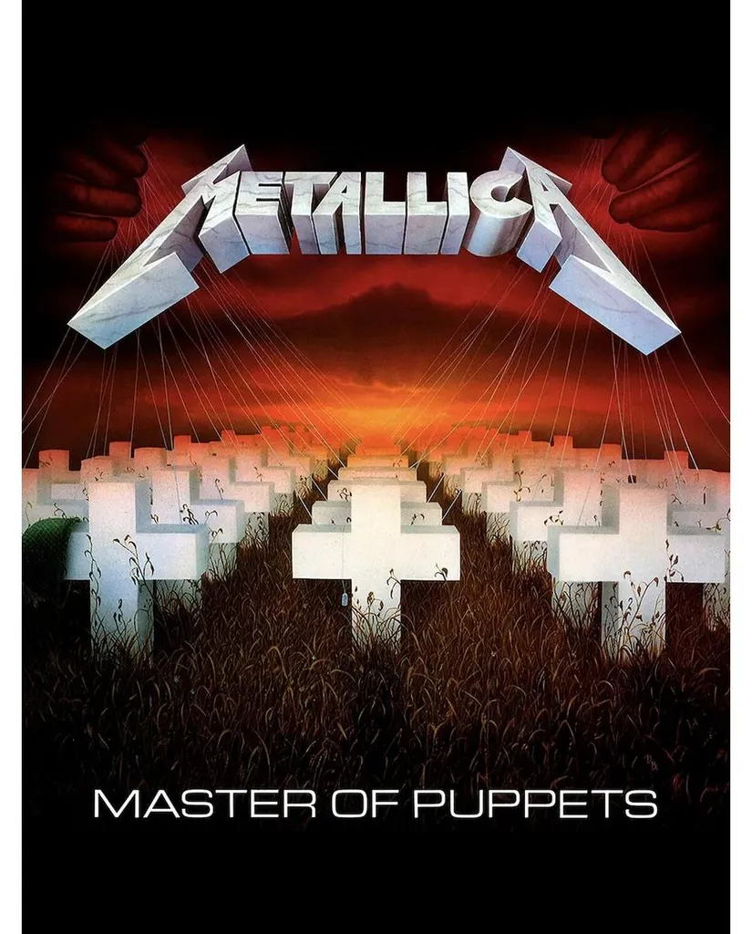 Metallica Couette Master Of Puppets RO15646 Molleton Lit Double 220x240