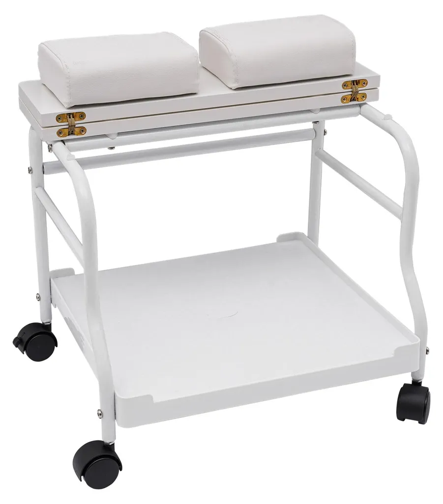 Chariot de pédicure blanc design compact et construction haute résistance - 3