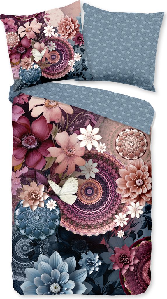 Duvet cover HIP 200x200 + 2* 80x80 cm - mandalas & flowers
