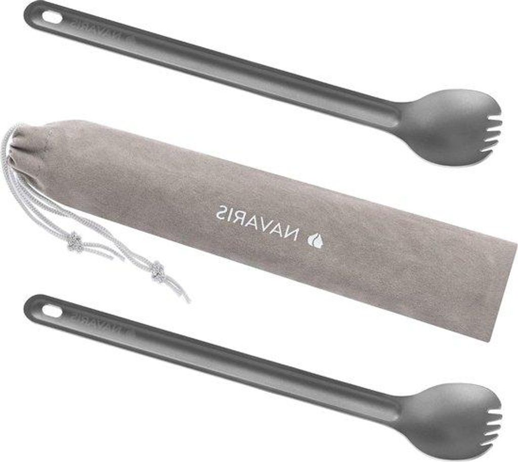 Titan Spork Set 2tlg leicht Camping Besteck