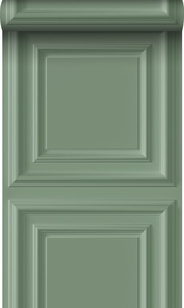 Origin Wallcoverings Tapete Holzwandverkleidung Graugrün 53 cm x 10.05 m