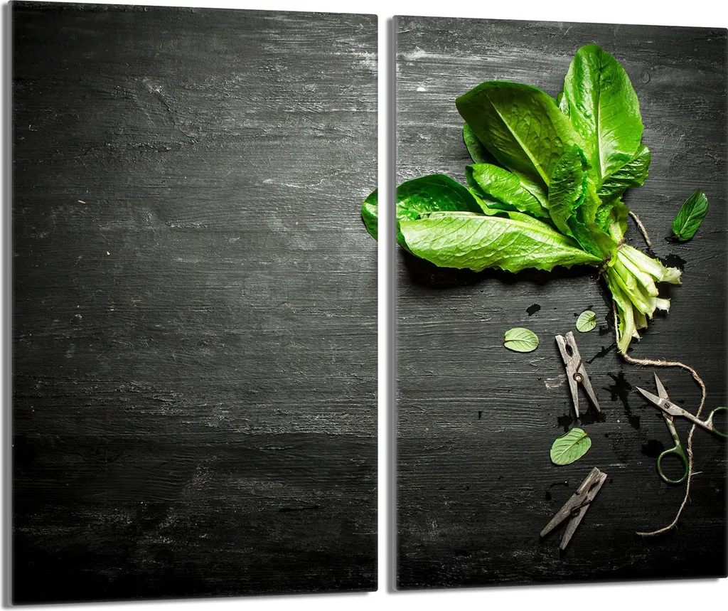 Copriforno 2 Pezzi 30x52 Vetro Temperato Spezie Ardesia | Offerta Cucina