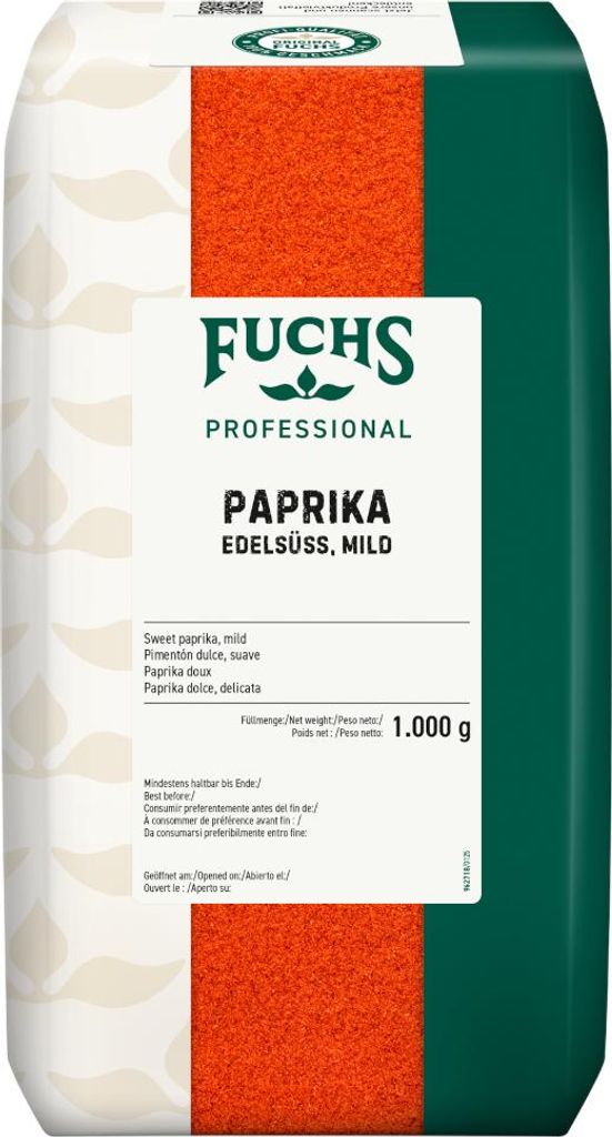 Fuchs 380781005 Fuchs Paprika edelsüß Gewürz, 1,0 kg Zdjęcie produktu 