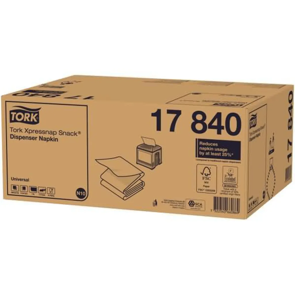Distributeur de Papier Essuie-Mains Mural Blanc 540mm Tork Xpress H2