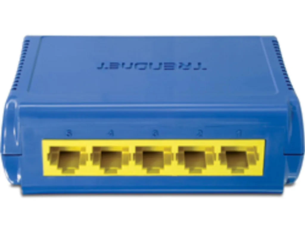 Switch Ethernet 5 Ports Fast 10/100 Boîtier Métal Silencieux et Compact - 5