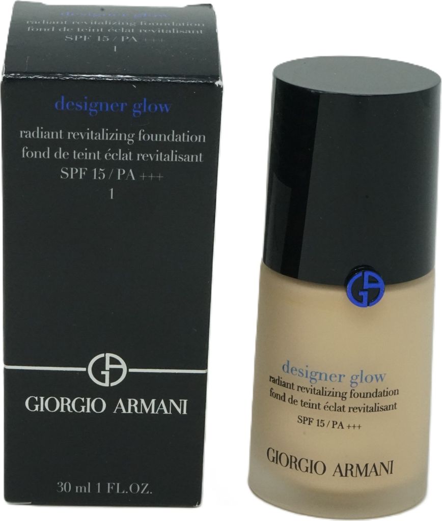 Giorgio Armani designer glow revitalizing foundation SPF 15 30 ml 1