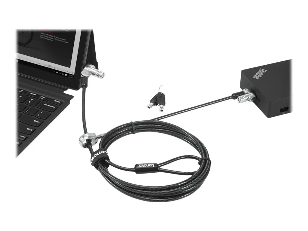 Câble de Sécurité NanoSaver Double Tête Master Key pour Ordinateur