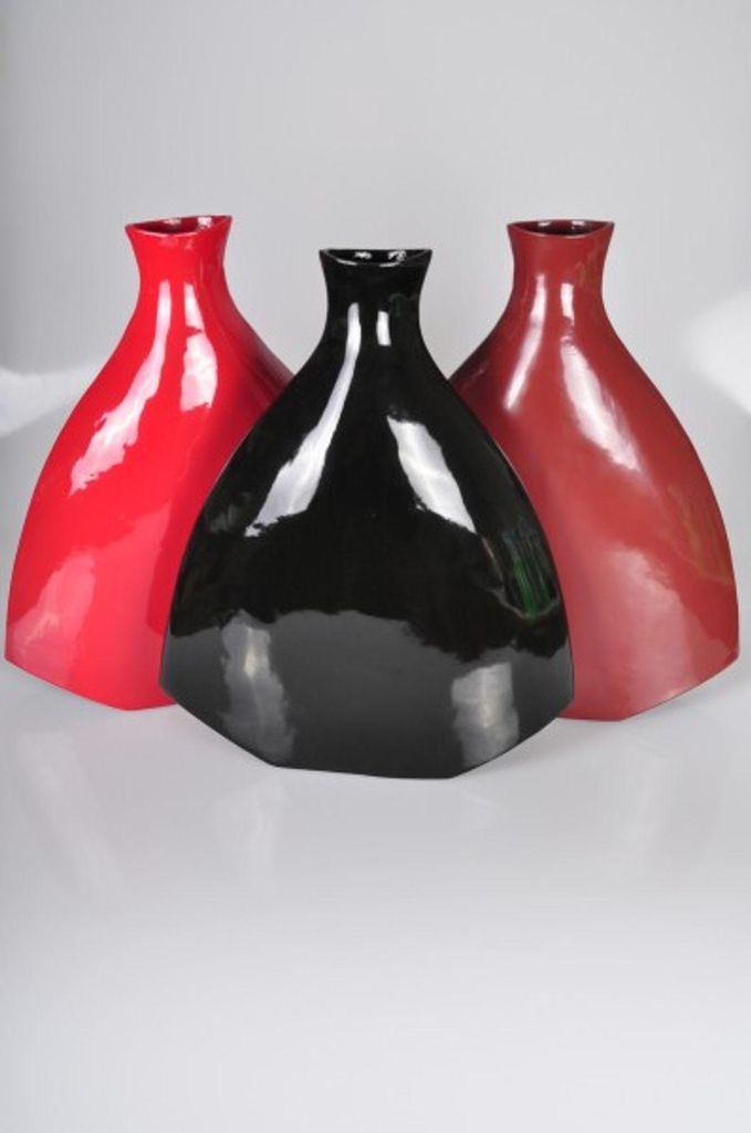 Deko-Vase versch. Farben, Farben:braun