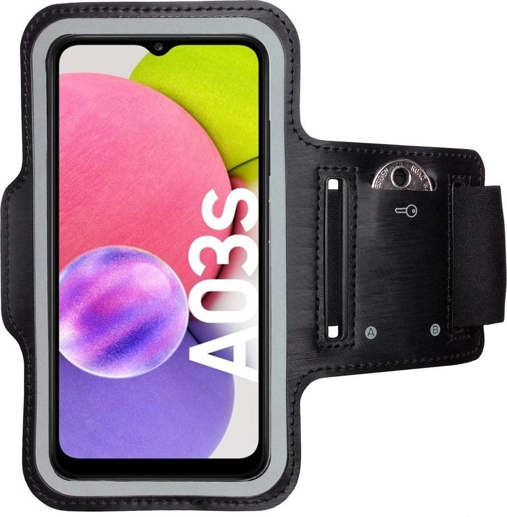 Sportarmband für Samsung Galaxy A03s Handy Fitness Hülle Armband Laufhülle