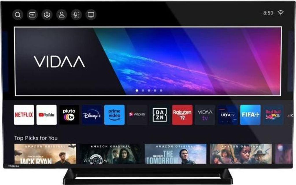 Telewizor QLED TOSHIBA 43QV3363DG, 43 cale (108 cm), 4K Zdjęcie produktu 
