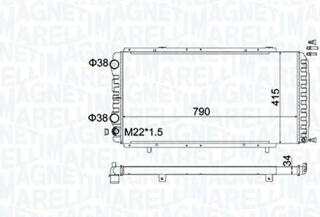 Radiateur Magneti Marelli Ducato : finissez-en avec la surchauffe