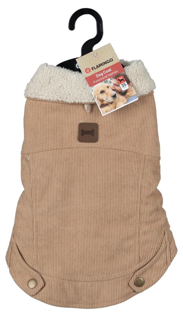 Flamingo Hundemantel Endor beige, Rückenlänge: 35 cm