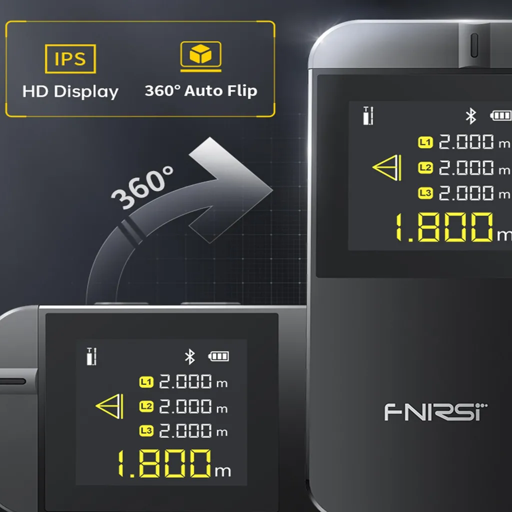 Télémètre laser 40m intelligent avec écran LCD rétroéclairé - Modèle T40 - 10