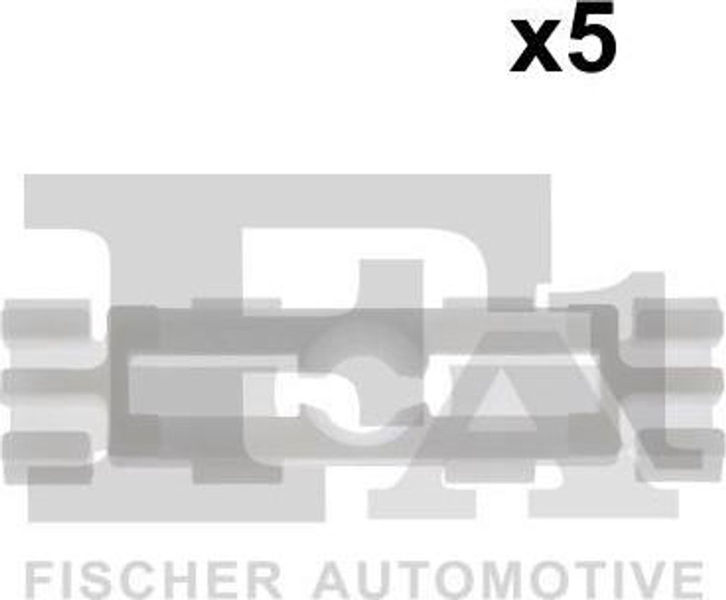 5x FA1 Clip Zier- / Schutzleiste 11-40057.5 für VW GOLF II (19E, 1G1) 31mm