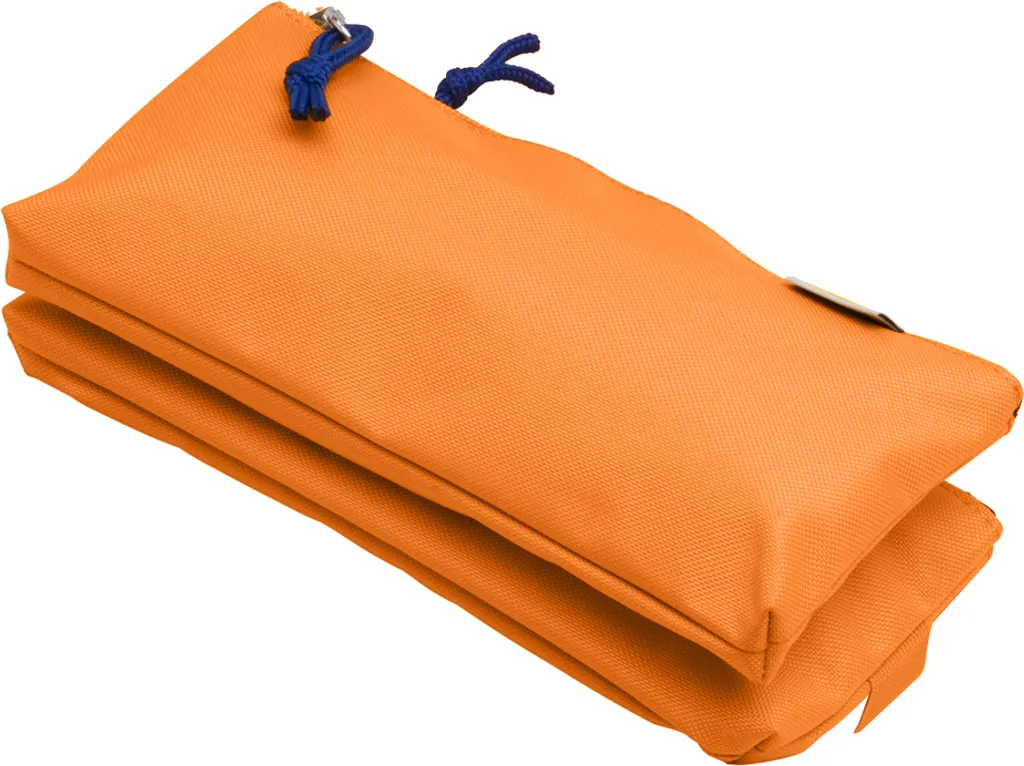 Etui Oxford double compartiment orange pour organiser vos fournitures