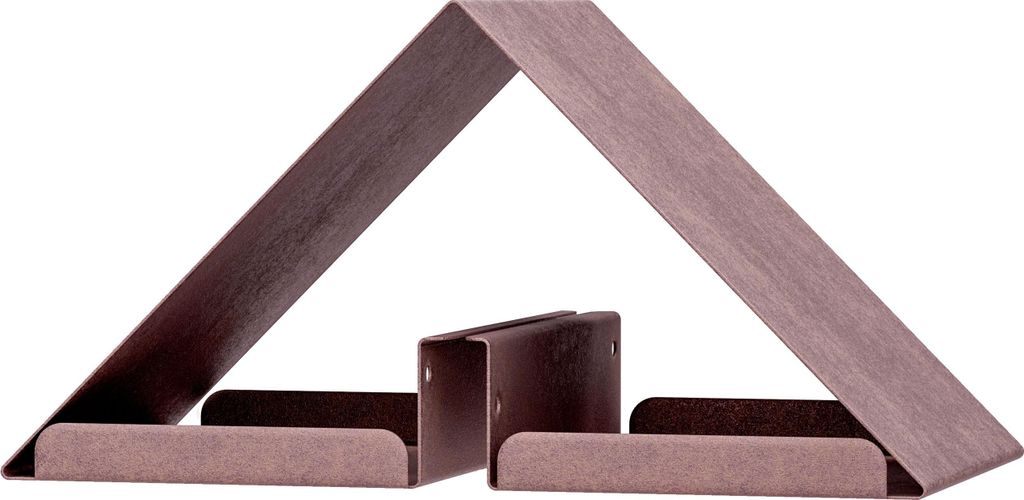 Alberts Vogelhäuschen Nurdach | Vogelhaus aus Stahl in Trendfarbe | Vogelnest zum aufhängen oder hinstellen | Größe 315 x 180 x 160 mm